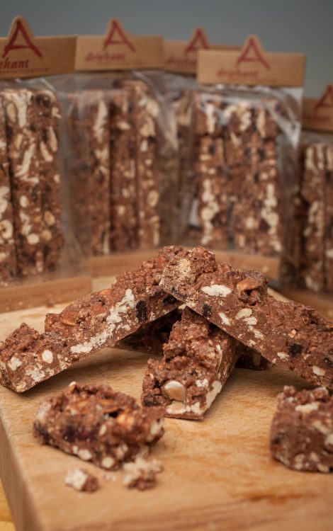 Chocobreek verpakt